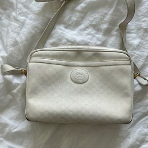 Vintage white Gucci crossbody